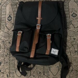Herschel Supply Company Black and Brown Classic Backpack